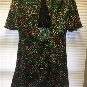 austin spot print mini dress